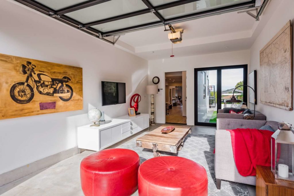 garage conversion home addition lounge bedroom