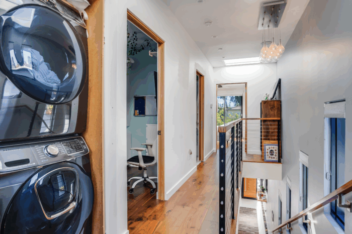 Hallway corridor Marina del Rey house