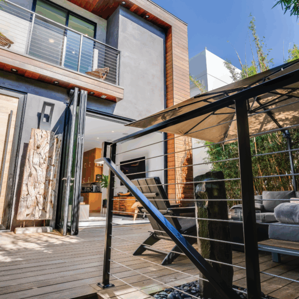 stairway entrance of Marina Del Rey home