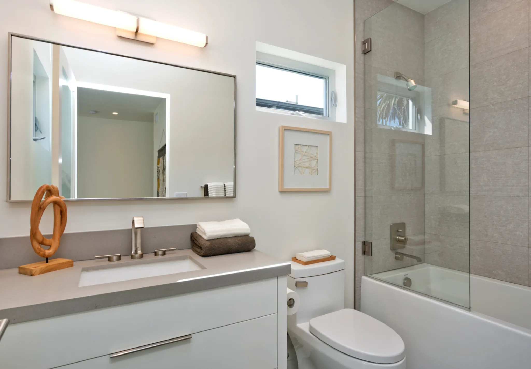 bathroom remodel project by beach